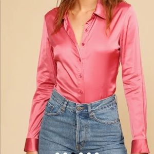 Rouje GWEN blouse, XS in Magenta